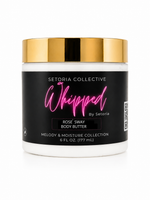 Skincare jar with black label and gold lid on a white background